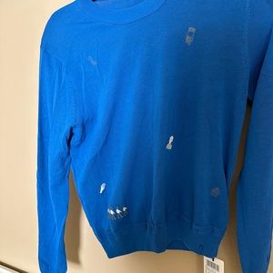 JNBY blue sweater size M 100% cotton